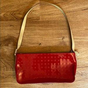 4/$25 Red patent leather Arcadia Purse